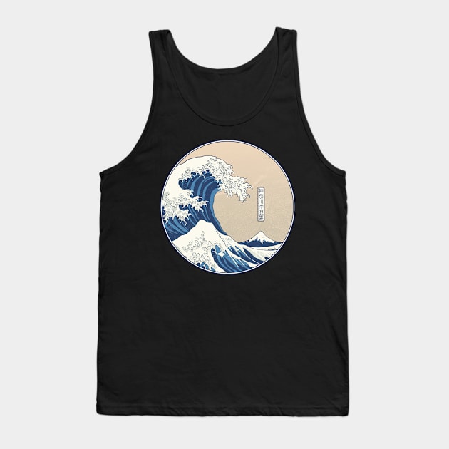 Great Wave Tank Top by FanFreak